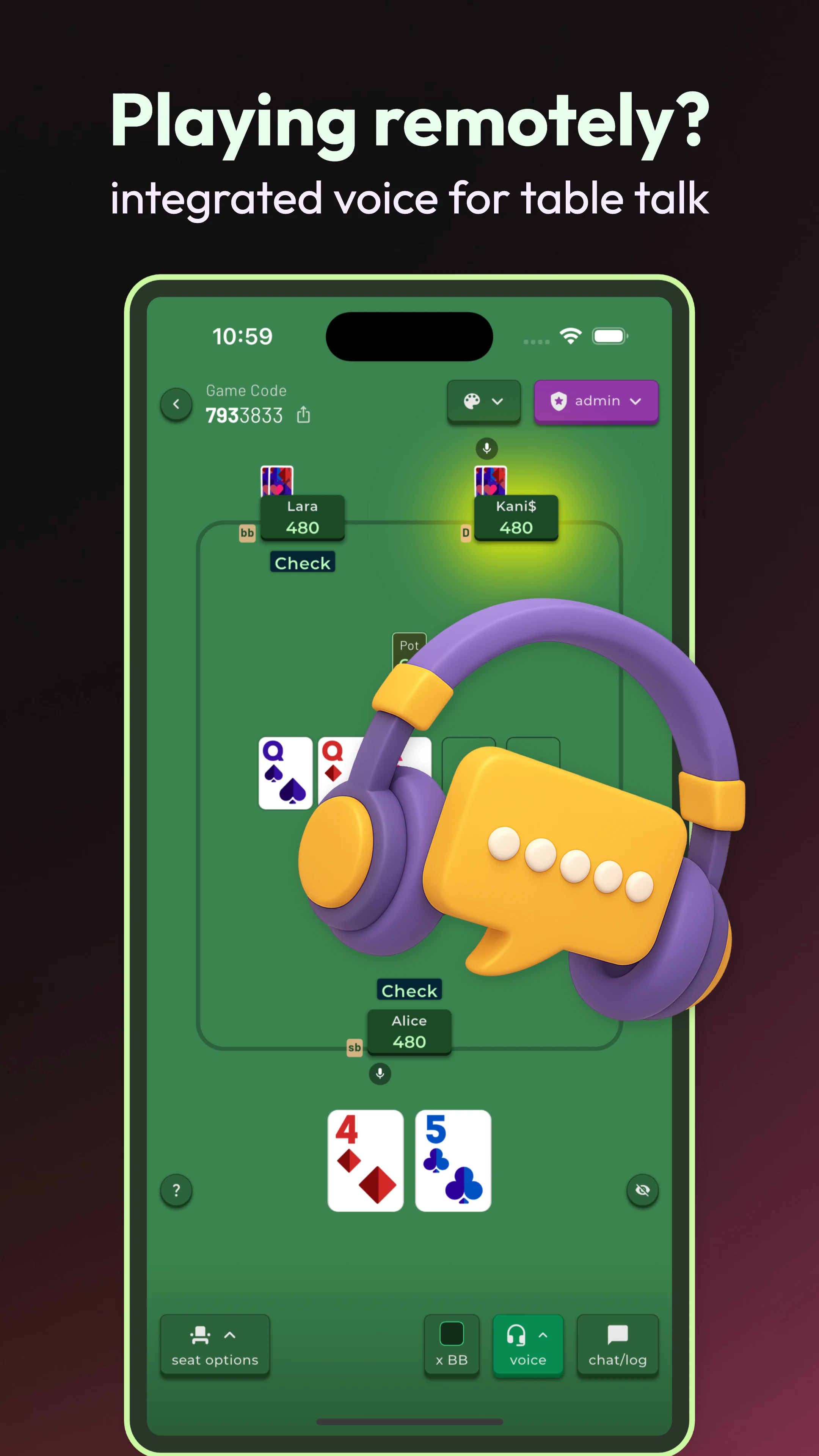 Poker 4 Friends: Chips of Fury screenshot