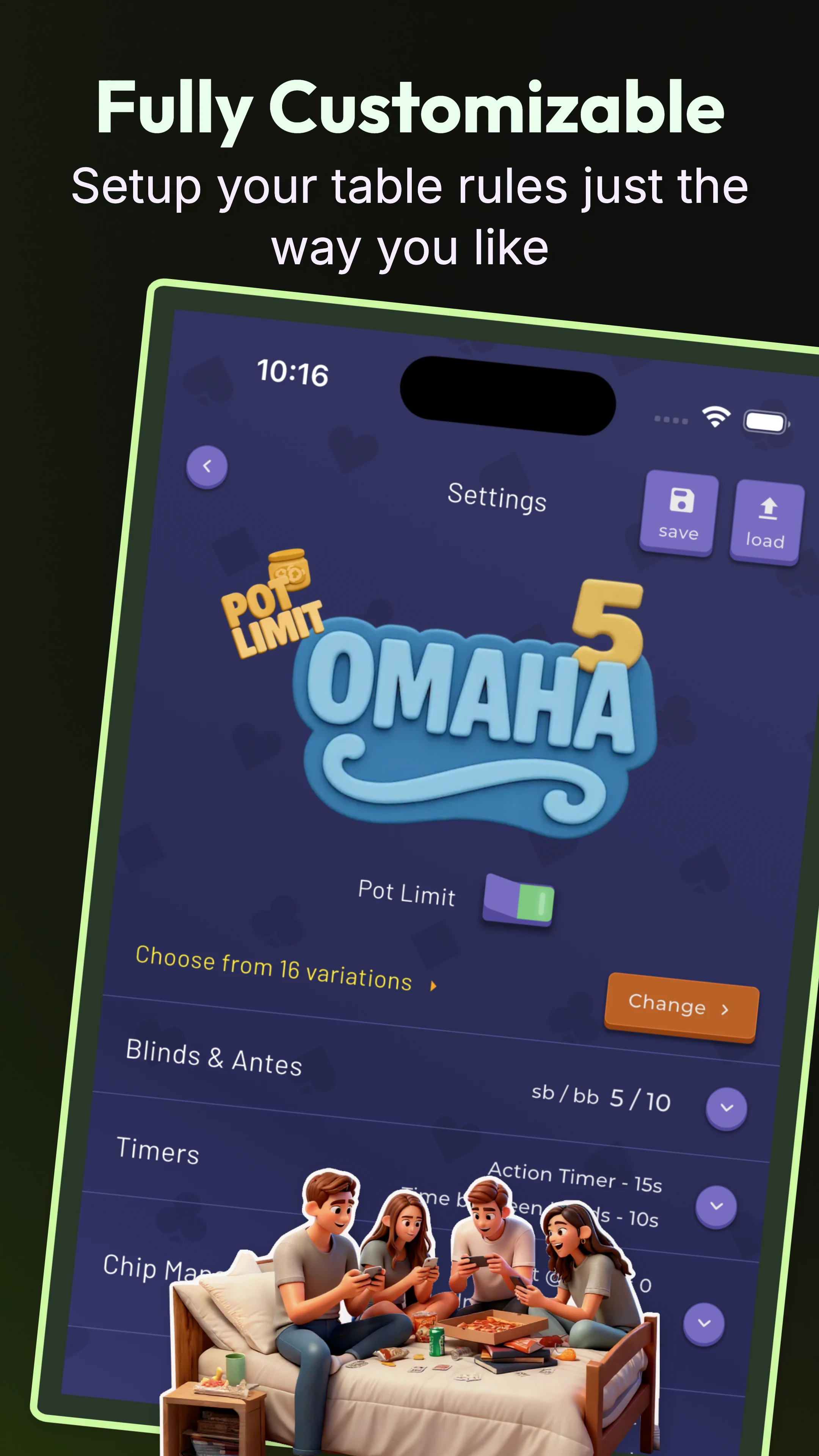Poker 4 Friends: Chips of Fury screenshot