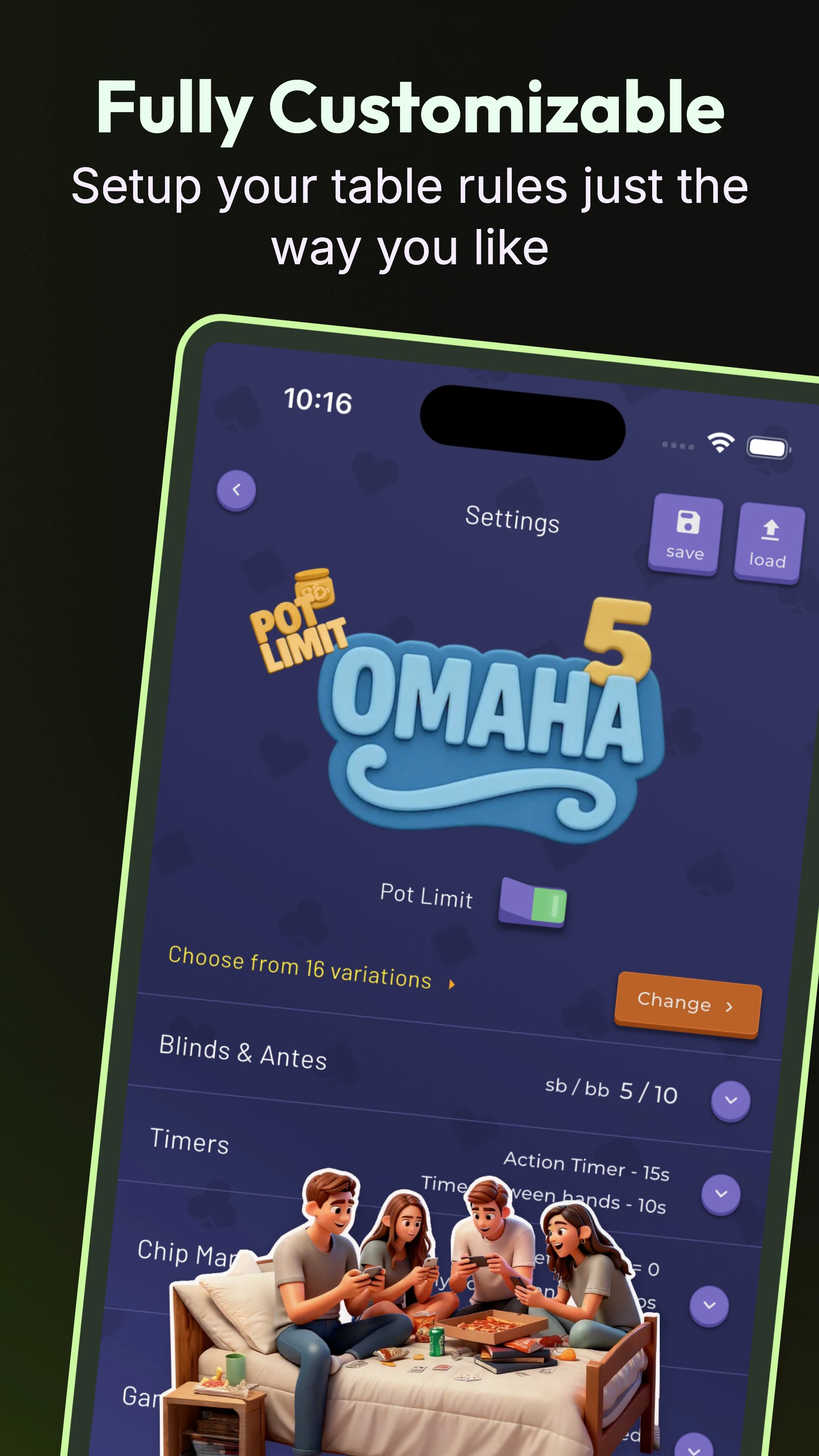 Poker 4 Friends: Chips of Fury screenshot